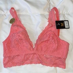 Pink Lace Bralette